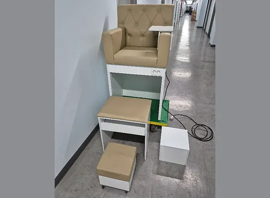 건식패디의자 계단세트